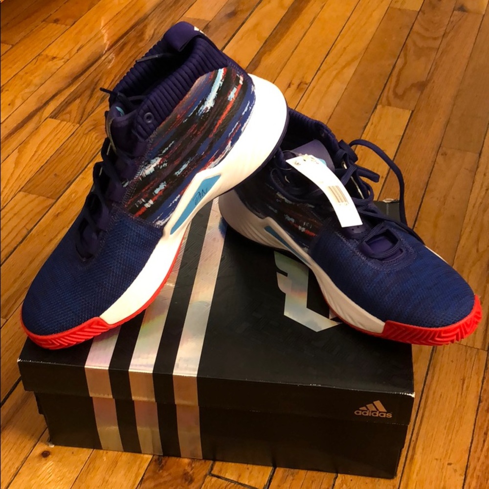 Adidas Dame 5 Shoes Purple 15